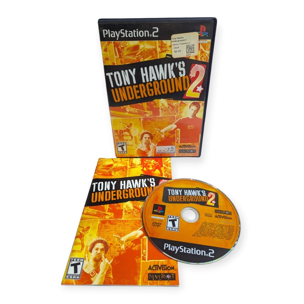 Tony Hawk's Underground 2 PS2 Sony PlayStation 2 Game CIB Complete THUG 2